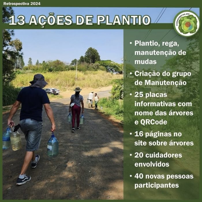 13 AÇÕES DE PLANTIO